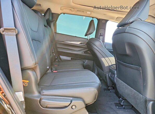 5N1AL1FS0TC350074 2026 INFINITI QX60 Black Widok wnętrza z tyłu