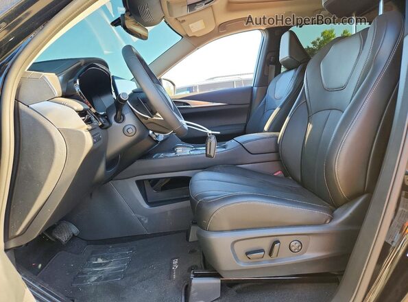 5N1AL1FS0TC350074 2026 INFINITI QX60 Black Widok wnętrza z przodu