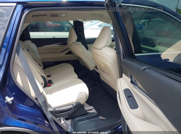 5N1AL1FS1SC348560 2025 INFINITI QX60 Dark Blue VIN sticker view