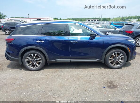 5N1AL1FS1SC348560 2025 INFINITI QX60 Dark Blue Rear interior view
