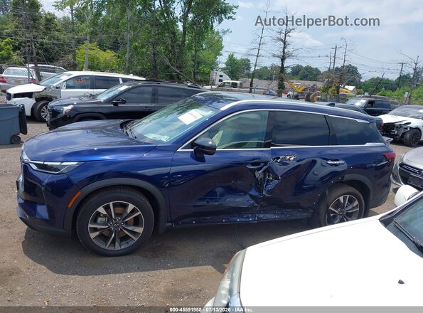 5N1AL1FS1SC348560 2025 INFINITI QX60 Dark Blue 360 interior view