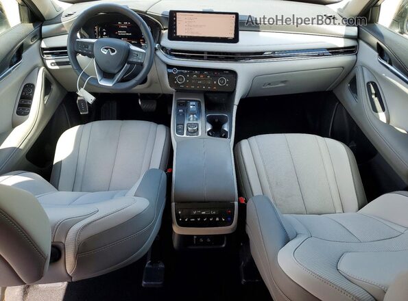 5N1AL1FS1TC355316 2026 INFINITI QX60 Blue Առջևի վահանակի տեսք