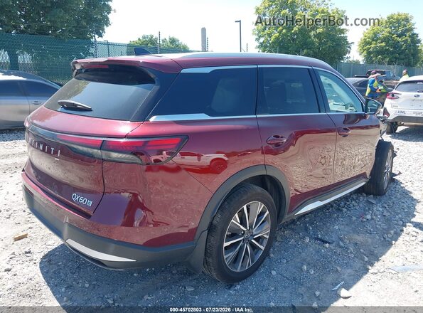 5N1AL1FS2TC340940 2026 INFINITI QX60 Burgundy Tył prawy