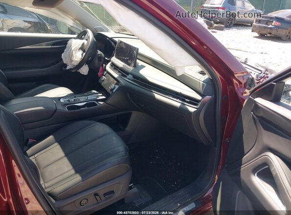 5N1AL1FS2TC340940 2026 INFINITI QX60 Burgundy Widok wnętrza z przodu