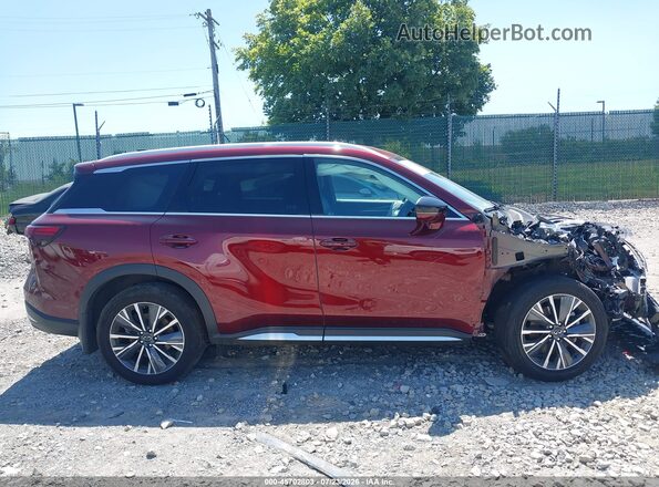 5N1AL1FS2TC340940 2026 INFINITI QX60 Burgundy Widok zestawu wskaźników