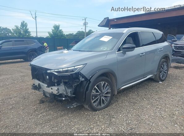 5N1AL1FS2TC352201 2026 INFINITI QX60 Silver Առջևի ձախ երեք քառորդ տեսարան