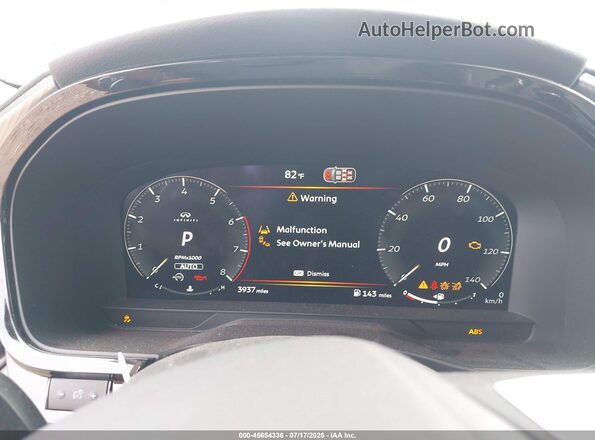5N1AL1FS2TC352201 2026 INFINITI QX60 Silver Հետևի նստատեղերի տեսք