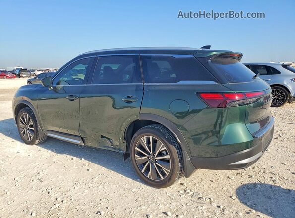 5N1AL1FS4TC339563 2026 INFINITI QX60 Green Հետևի ձախ