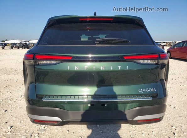 5N1AL1FS4TC339563 2026 INFINITI QX60 Green Հետևի տեսք