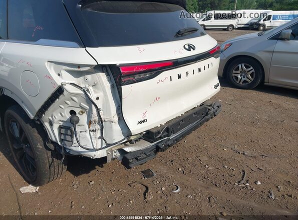 5N1AL1FS6SC336128 2025 INFINITI QX60 White Դիմացի տեսք