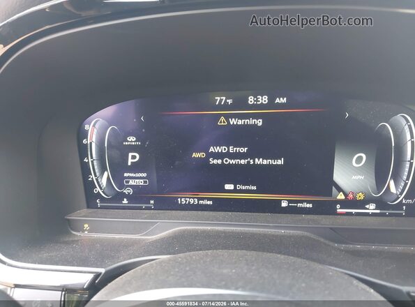 5N1AL1FS6SC336128 2025 INFINITI QX60 White Հետևի նստատեղերի տեսք
