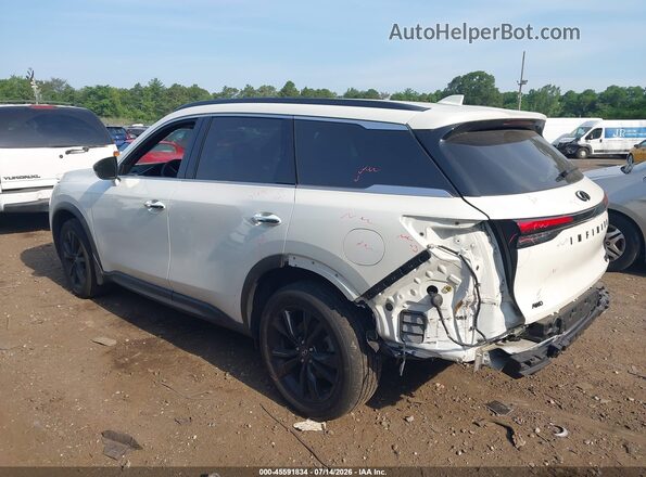 5N1AL1FS6SC336128 2025 INFINITI QX60 White Սալոնի 360 աստիճան տեսք