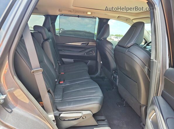 5N1AL1FS7SC351026 2025 INFINITI QX60 Gray უკანა სალონის ხედი