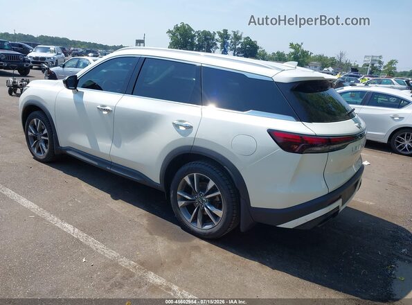 5N1AL1FS9SC331022 2025 INFINITI QX60 White Tył lewy