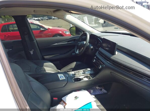 5N1AL1FS9SC331022 2025 INFINITI QX60 White Widok wnętrza z przodu