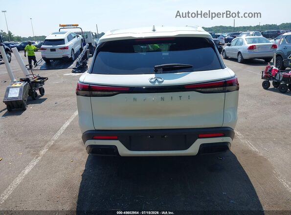 5N1AL1FS9SC331022 2025 INFINITI QX60 White Widok wnętrza 360 stopni