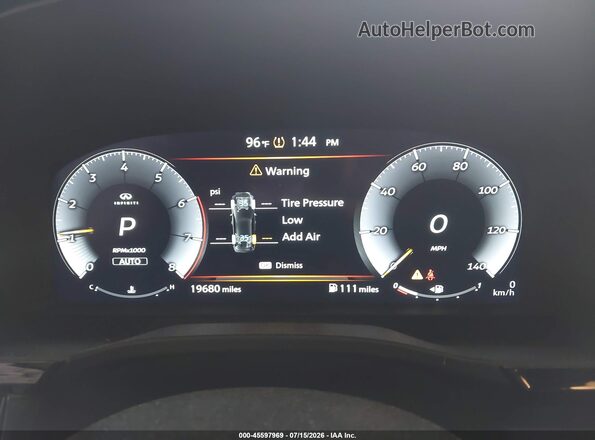 5N1AL1FS9SC347186 2025 INFINITI QX60 Серый Вид задних сидений