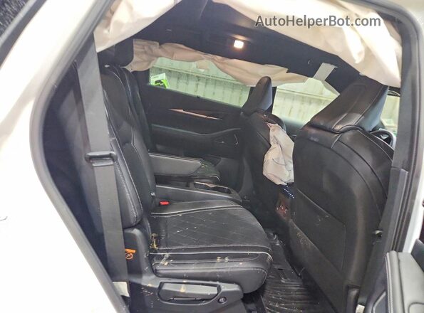5N1AL1HU0SC352503 2025 INFINITI QX60 White Widok wnętrza z tyłu