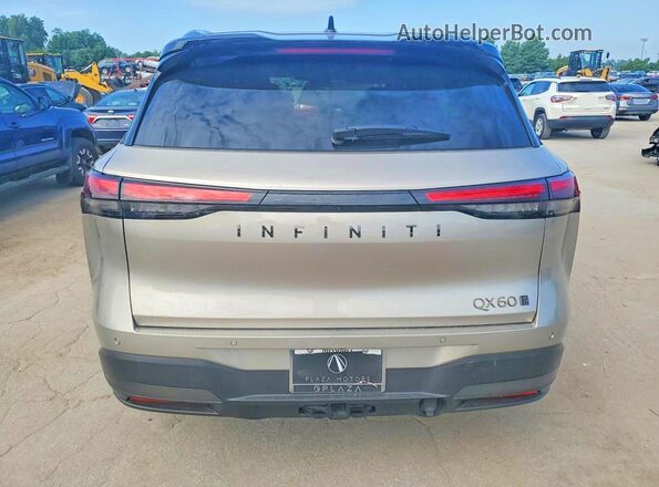 5N1AL1HU8TC345087 2026 INFINITI QX60 Золотой Вид сзади