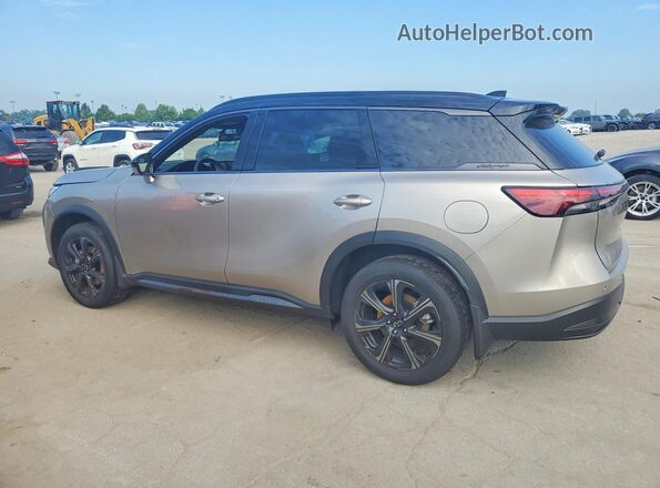 5N1AL1HU8TC345087 2026 INFINITI QX60 Золотой Задняя левая четверть
