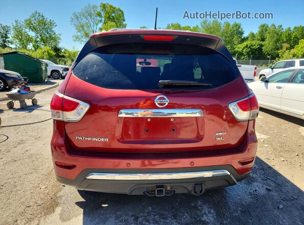 5N1AR2MM0GC670798 2016 NISSAN PATHFINDER Brown Rear view
