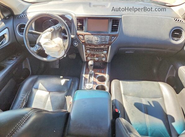 5N1AR2MM0GC670798 2016 NISSAN PATHFINDER Brown Dashboard view