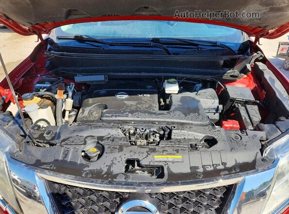 5N1AR2MM0GC670798 2016 NISSAN PATHFINDER Brown Engine compartment view