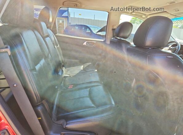 5N1AR2MM0GC670798 2016 NISSAN PATHFINDER Brown Rear interior view
