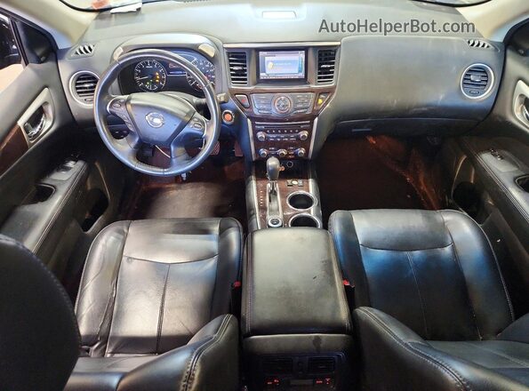 5N1AR2MM1GC626695 2016 NISSAN PATHFINDER Черный Вид панели приборов