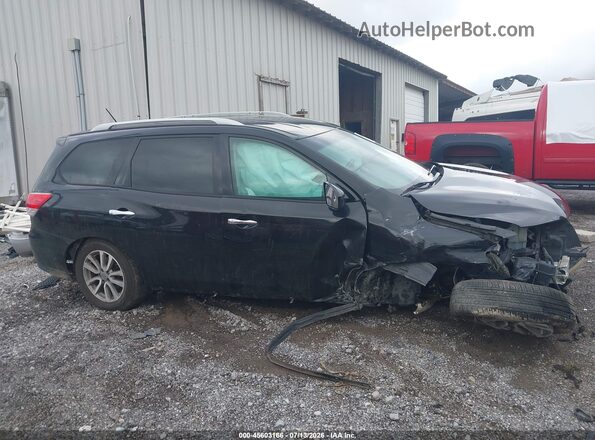 5N1AR2MM1GC647501 2016 NISSAN PATHFINDER Black Widok wnętrza z tyłu