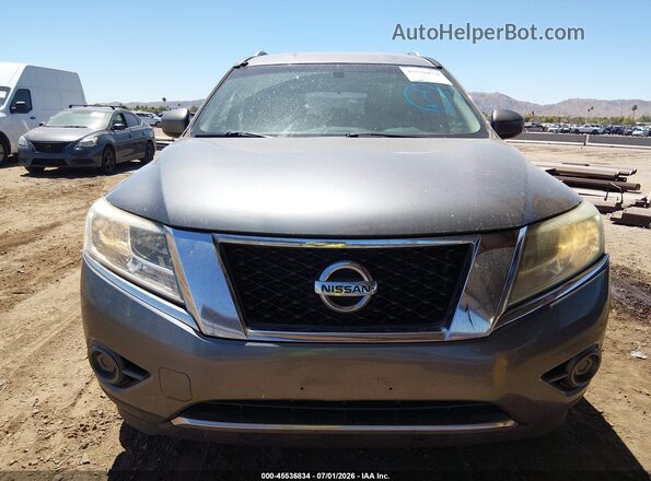 5N1AR2MM1GC658787 2016 NISSAN PATHFINDER Gray Front view