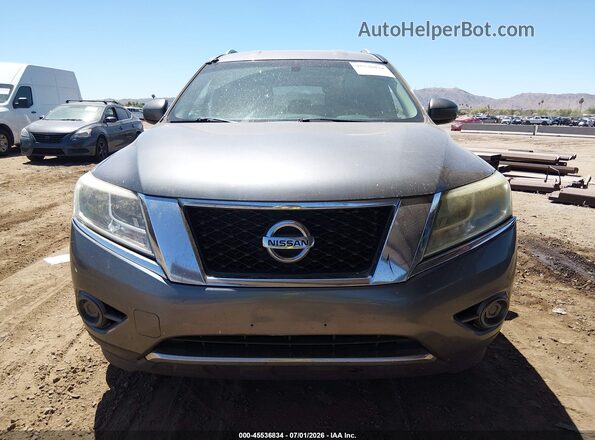 5N1AR2MM1GC658787 2016 NISSAN PATHFINDER Gray Instrument cluster view