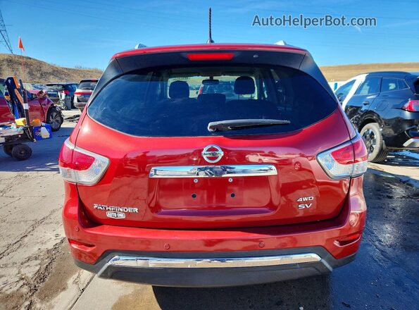 5N1AR2MM1GC662306 2016 NISSAN PATHFINDER Red უკანა ხედი