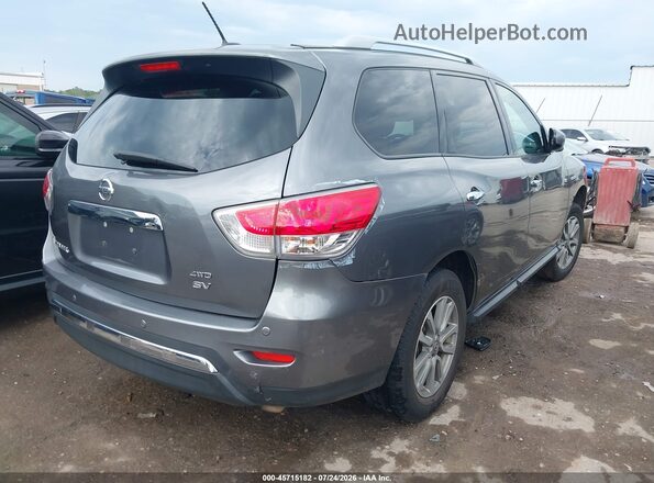 5N1AR2MM2GC633378 2016 NISSAN PATHFINDER Серый Задняя правая четверть