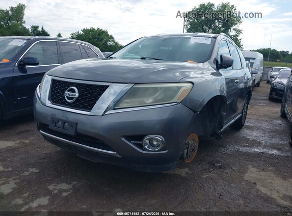 5N1AR2MM2GC633378 2016 NISSAN PATHFINDER Серый Передняя левая четверть