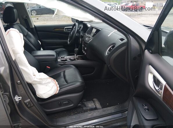 5N1AR2MM2GC667269 2016 NISSAN PATHFINDER Gray წინა სალონის ხედი