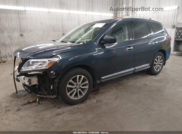 5N1AR2MM3GC616119 2016 NISSAN PATHFINDER Navy წინა მარცხენა ხედი სამი მეოთხედიდან