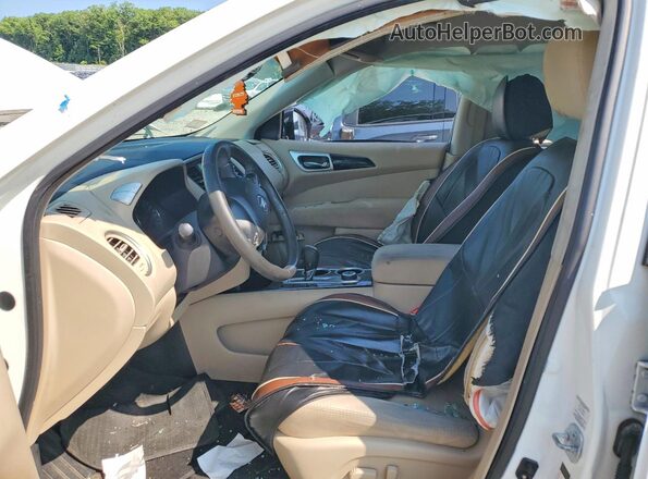 5N1AR2MM3GC628951 2016 NISSAN PATHFINDER Белый Вид салона спереди