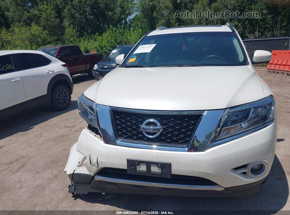 5N1AR2MM3GC637696 2016 NISSAN PATHFINDER White Vista del cuadro de instrumentos