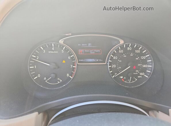 5N1AR2MM4GC636458 2016 NISSAN PATHFINDER Blue ხელსაწყოთა პანელის ხედი