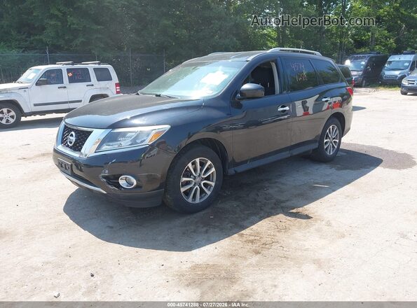 5N1AR2MM4GC647217 2016 NISSAN PATHFINDER Black Vista tres cuartos delantera izquierda