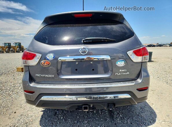 5N1AR2MM5GC604327 2016 NISSAN PATHFINDER Gray Հետևի տեսք