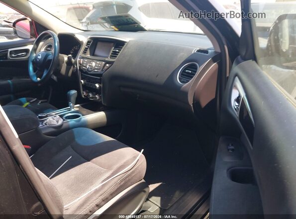 5N1AR2MM5GC622293 2016 NISSAN PATHFINDER Black Widok wnętrza z przodu