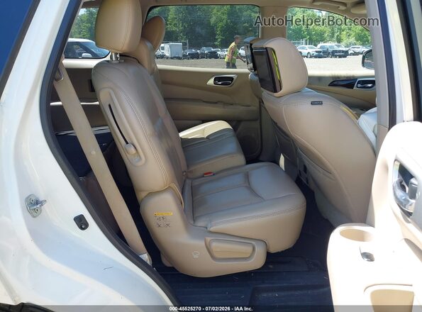 5N1AR2MM6GC618401 2016 NISSAN PATHFINDER White VIN sticker view