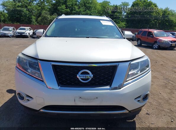 5N1AR2MM6GC618401 2016 NISSAN PATHFINDER White Instrument cluster view