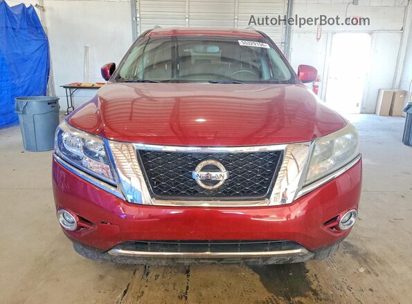 5N1AR2MM6GC670269 2016 NISSAN PATHFINDER Red Front view