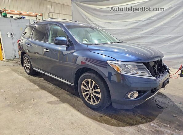 5N1AR2MM8GC604287 2016 NISSAN PATHFINDER Синий Передняя правая четверть