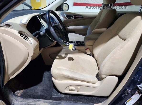5N1AR2MM8GC604287 2016 NISSAN PATHFINDER Синий Вид салона спереди