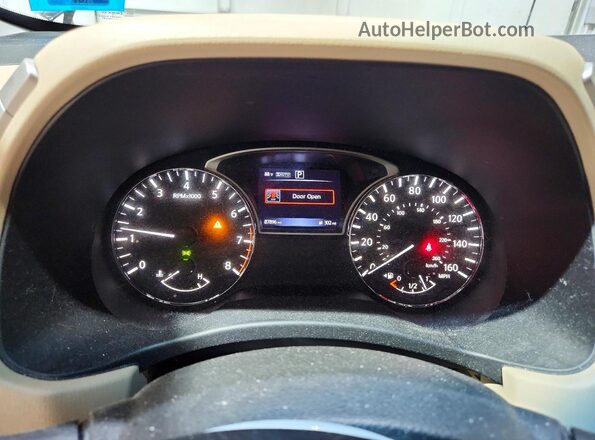 5N1AR2MM8GC604287 2016 NISSAN PATHFINDER Синий Вид щитка приборов