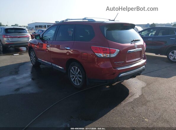 5N1AR2MM8GC624121 2016 NISSAN PATHFINDER Red Հետևի ձախ